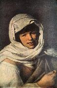 MURILLO, Bartolome Esteban The Girl with a Coin (Girl of Galicia) sg oil painting on canvas